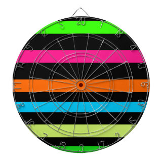 Neonstreifen Dartscheibe