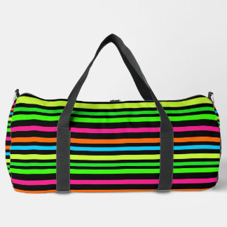 Neonstreifen Duffle Bag