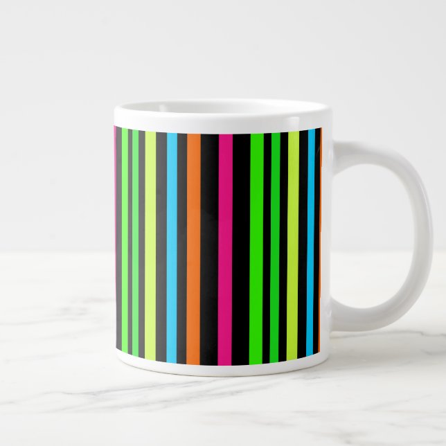 Neonstreifen Jumbo-Tasse (Rechts)