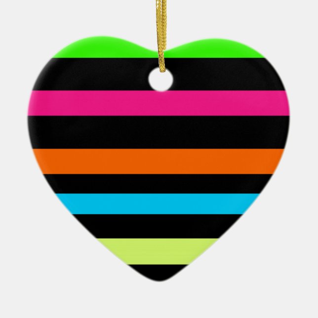 Neonstreifen Keramikornament (Vorne)