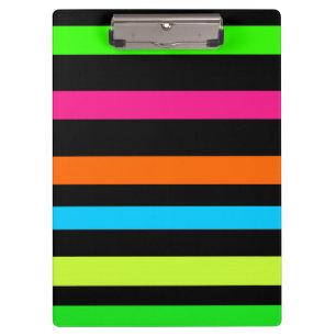 Neonstreifen Klemmbrett