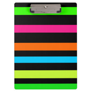 Neonstreifen Klemmbrett