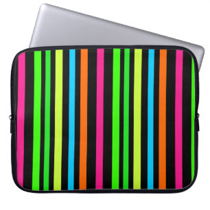 Neonstreifen Laptopschutzhülle