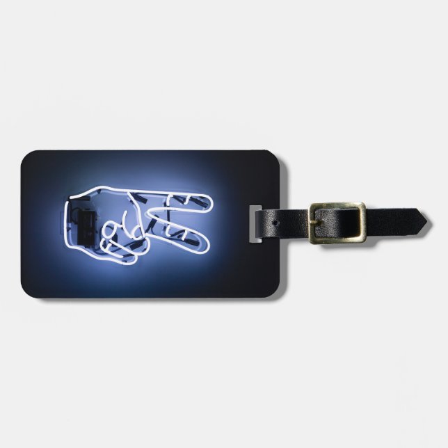 Neonstück Gepäckanhänger (Vorderseite horizontal)