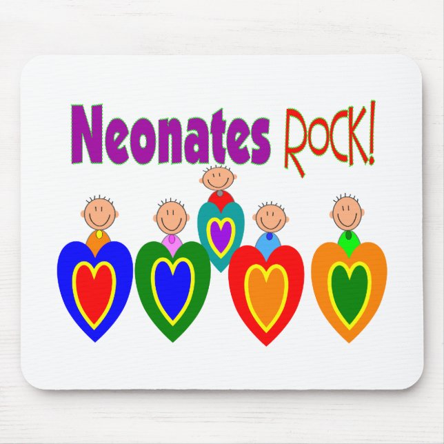 Neontal Krankenschwester-Geschenk-"Neugeborene Mousepad (Vorne)