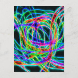 Neonverkehr Postkarte