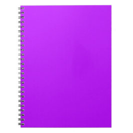 Neonviolette einfarbige Minimalist Notizblock