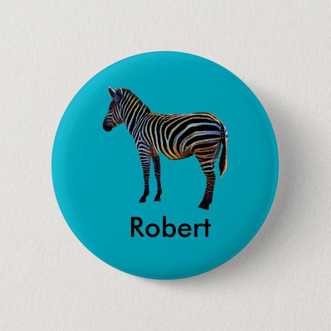 NeonZebra Button (Vorderseite)