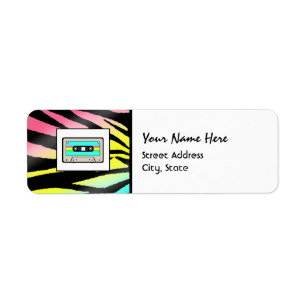 Neonzebra-Druck-u. Kassetten-Adressen-Etiketten