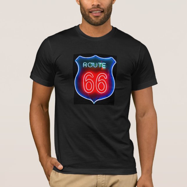 Neonzeichen des weg-66 T-Shirt (Vorderseite)