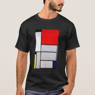 Neoplastische Abstrakte Malerei nach Piet Mon T-Shirt