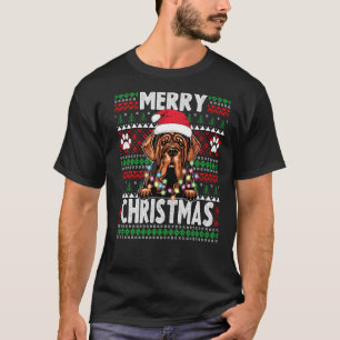 Neopolitan Mastiff Christmas Lights Dog Xmas Paja T-Shirt