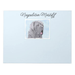 Neopolitan Mastiff Painting - Original Dog Art Not Notizblock