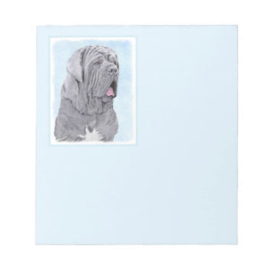 Neopolitan Mastiff Painting - Original Dog Art Notizblock