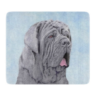 Neopolitan Mastiff Painting - Original Dog Art Schneidebrett
