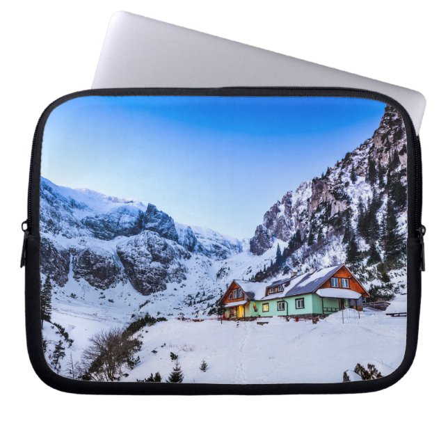 Neopren Laptop Schlauch 10 Zoll Malaiesti Bucegi Laptopschutzhülle (Vorderseite)