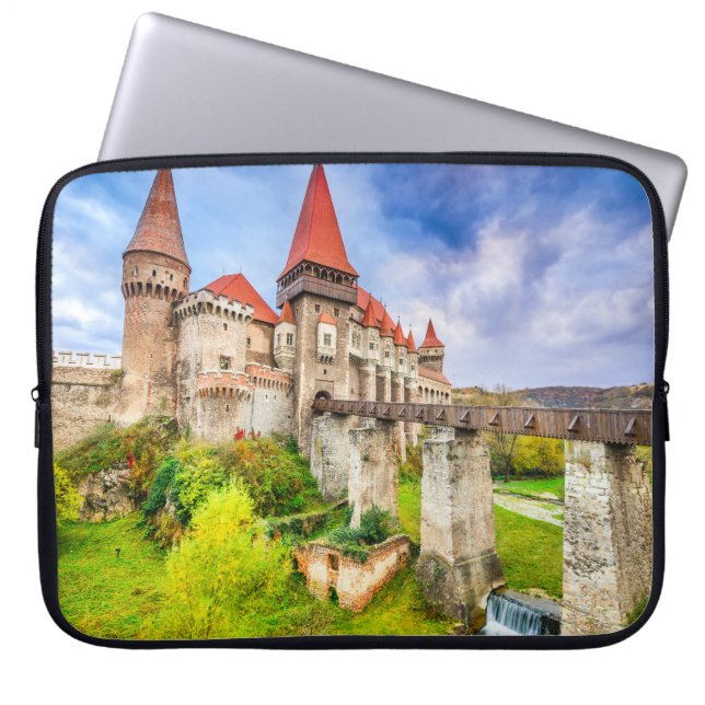 Neopren Laptop Schlauch 15 Zoll Corvin Schloss Laptopschutzhülle (Vorderseite)