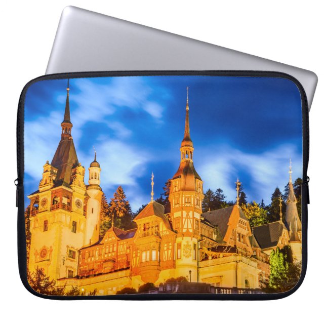 Neopren Laptop Schlauch 15 Zoll Peles Schloss Sina Laptopschutzhülle (Vorderseite)