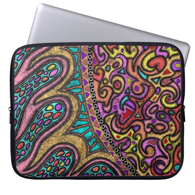 Neoprenhülse "Eingreifenwärme " Laptopschutzhülle (Vorderseite)