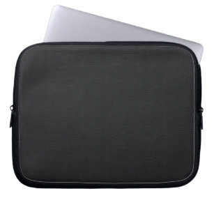 Neoprenleder aus schwarzem Leder - Laptop-Sieb, 30 Laptopschutzhülle