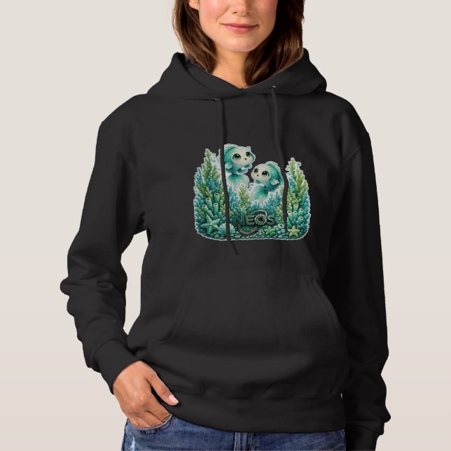 Neos Kawaii Sternzeichen Fische Hoodie (Vorderseite)