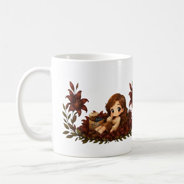 Neos Kawaii Sternzeichen Jungfrau Kaffeetasse (Links)