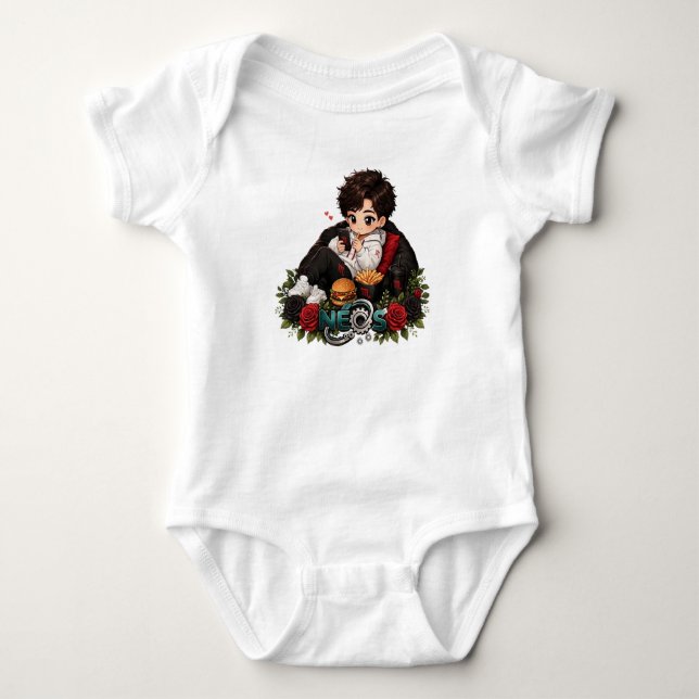 Neos Kawaii Sternzeichen Skorpion Baby Strampler (Vorderseite)