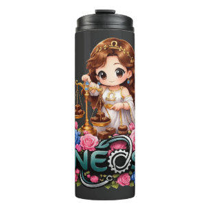 Neos Kawaii Sternzeichen Waage Thermosbecher