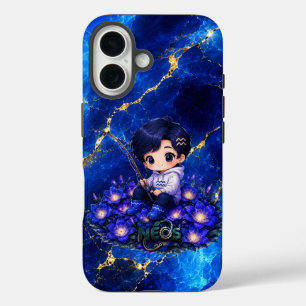 Neos Kawaii Sternzeichen Wassermann iPhone 16 Hülle