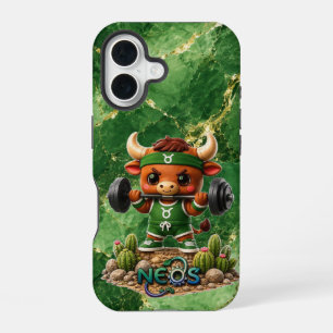 Neos Zodiac Kawaii Stier iPhone 16 Hülle