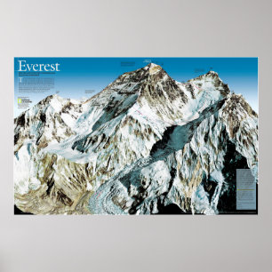 " Nepal: 2003/heute Himalaya - Mount Everest ...  Poster