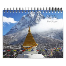 Nepal 2026 Kalender / Himalaya