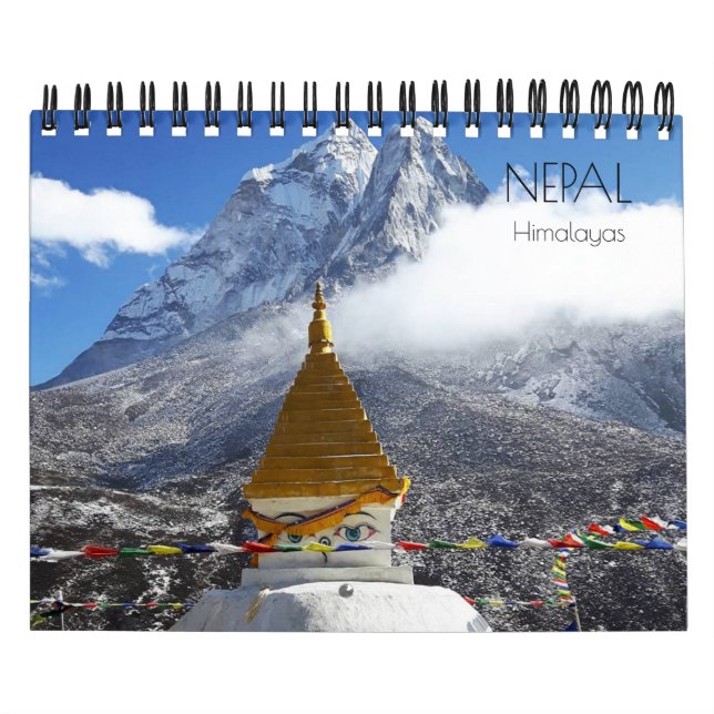 Nepal 2026 Kalender / Himalaya (Titelbild)
