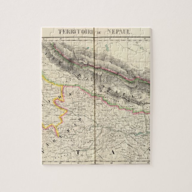 Nepal, Asien 83 Puzzle (Vertikal)