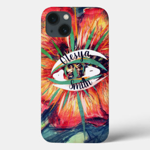 Nepal Cinquefoil Blume Auge & Name Case-Mate iPhone Hülle