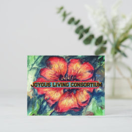 Nepal Cinquefoil Blume Joyous Living Feiertagskarte