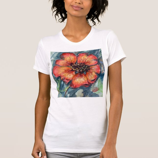 Nepal Cinquefoil Blume Shirt (Vorderseite)