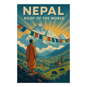 Nepal - Dach der Welt Poster