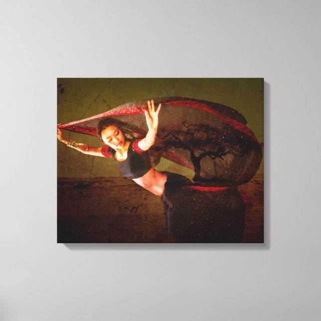 Nepal Dancer Leinwanddruck (Vorderseite)