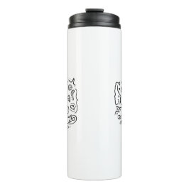 Nepal-Doodle Thermosbecher