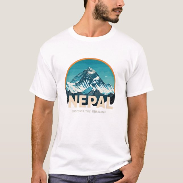 NEPAL ENTDECKEN SIE DIE HIMALAYAS T-Shirt (Vorderseite)