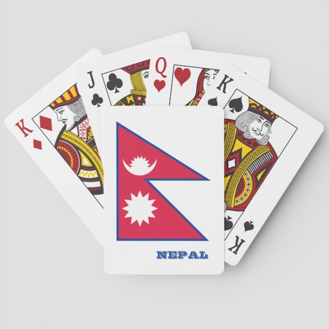 Nepal Flag Games, Nepal Spielkarten (Rückseite)