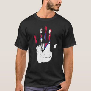Nepal Flag Hand Männer Frauen Kinder T-Shirt
