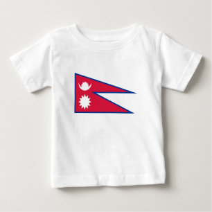 Nepal-Flagge Baby T-shirt