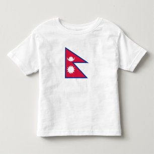 Nepal-Flagge Kleinkind T-shirt