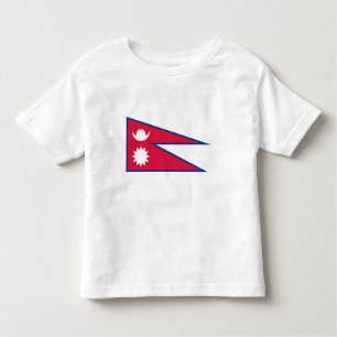 Nepal-Flagge Kleinkind T-shirt