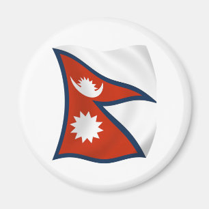 Nepal-Flagge-Magnet Magnet