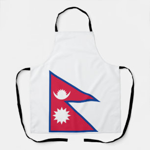 Nepal-Flagge Schürze