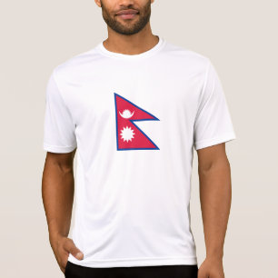 Nepal Flagge T-Shirt