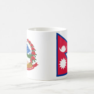 Nepal-Flaggen-Tasse Tasse